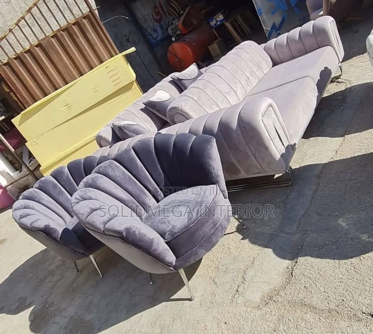Solid Interior 7 Seater Sofa