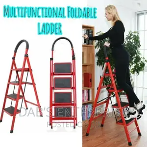 Multipurpose 4 Steps Foldable Steel Ladder