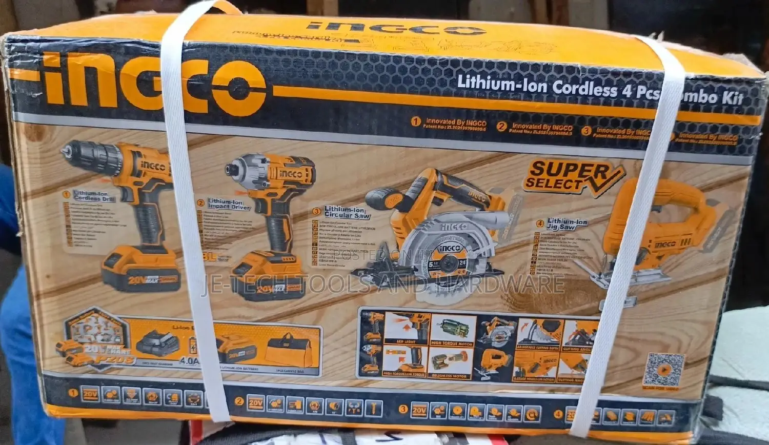 4pcs Combo Prefect Industrial Tools Set