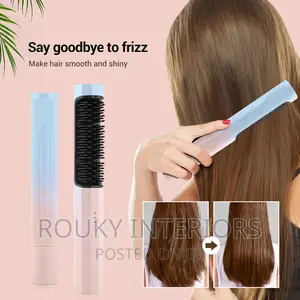 2 in 1 Wireless Curler Hair Straightener