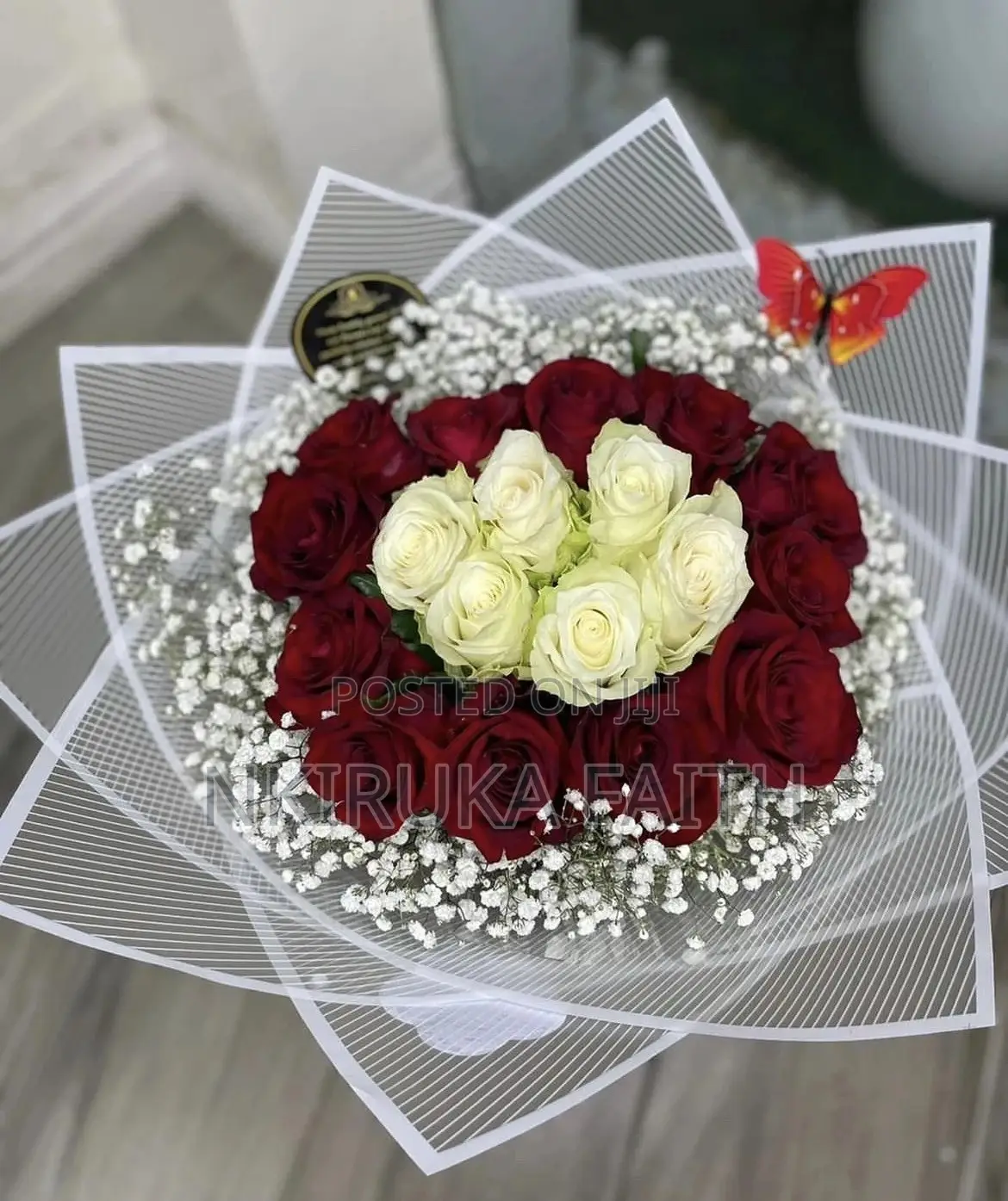Fresh Wrapped Roses