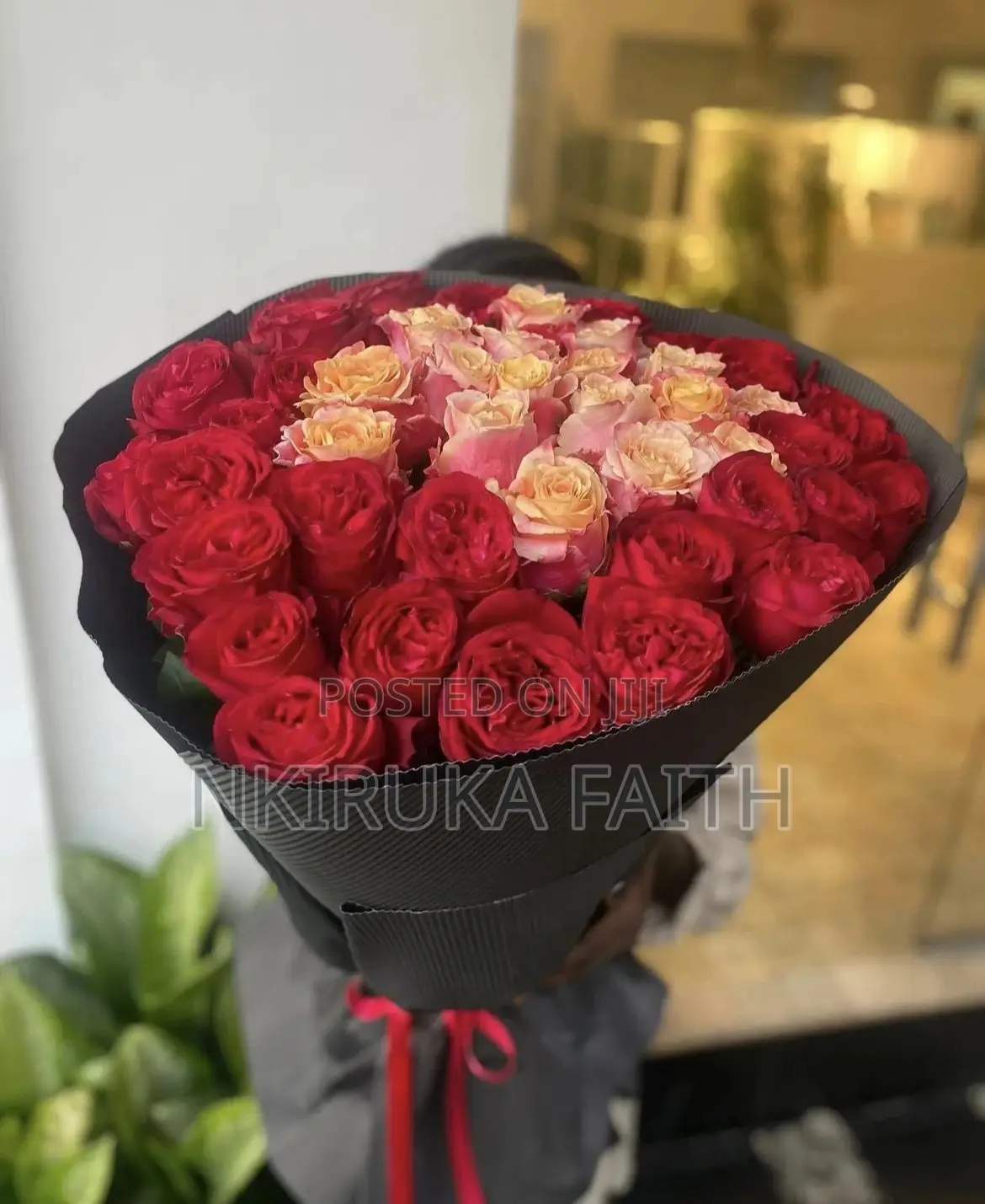 Fresh Wrapped Roses