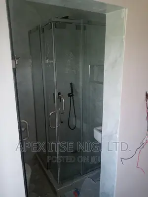 Dual Sliding Shower Cubicle Clear
