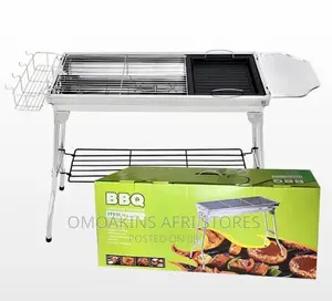 Foldable Berbecue Stainless Charcoal Stand