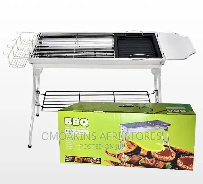 Foldable Berbecue Stainless Charcoal Stand