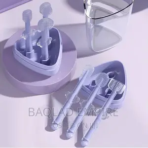 3pcs Baby Teeth Oral Care Cleaning Set Silicone Toothbrush
