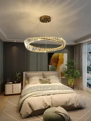 2023 Mobius Ring Crystal Chandelier Lighting for Living Room
