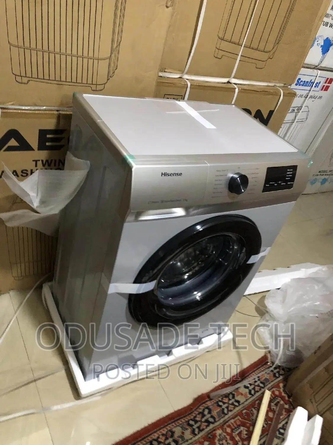 Noiseless Hisense 6kg Washing Machine Front Loader