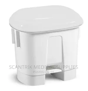 Derby Plastic Pedal Bin 60 Litre White
