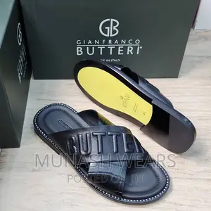 Italian Butteri Leather Slipers