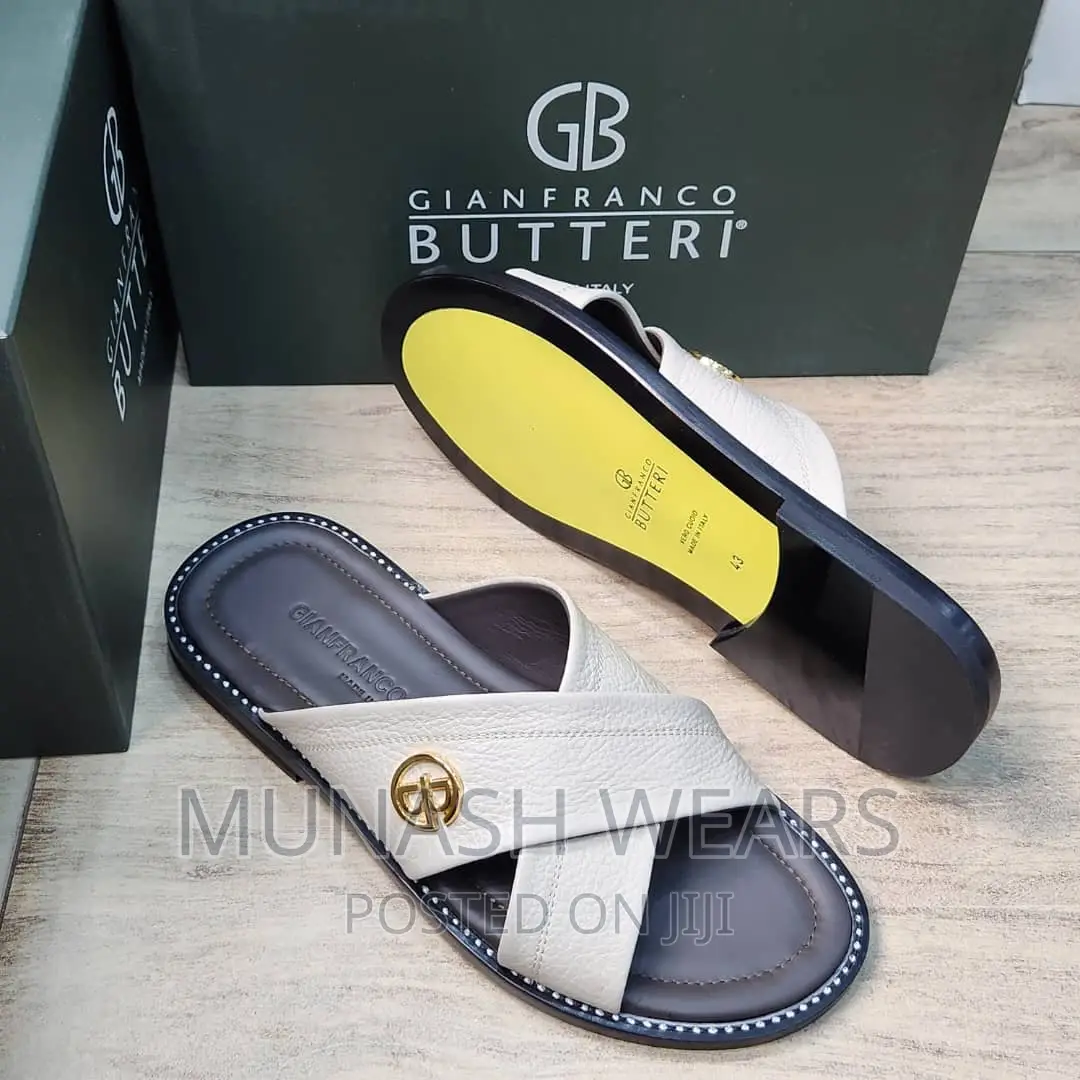 Italian Butteri Leather Slipers