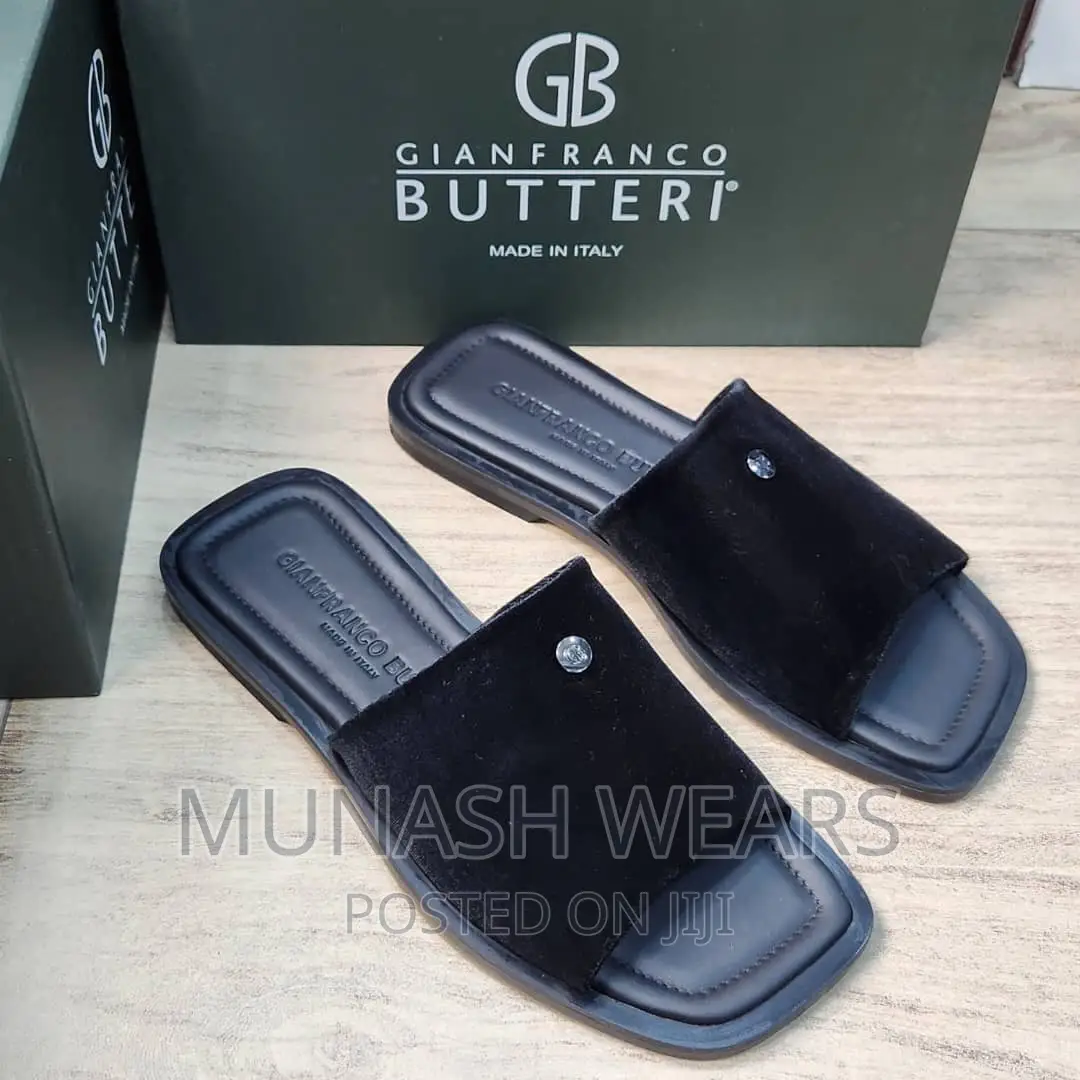 Italian Butteri Leather Slipers