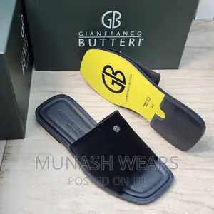 Italian Butteri Leather Slipers