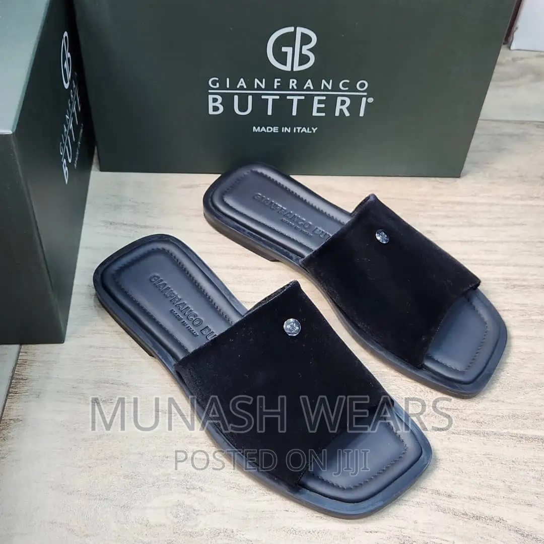 Italian Butteri Leather Slipers