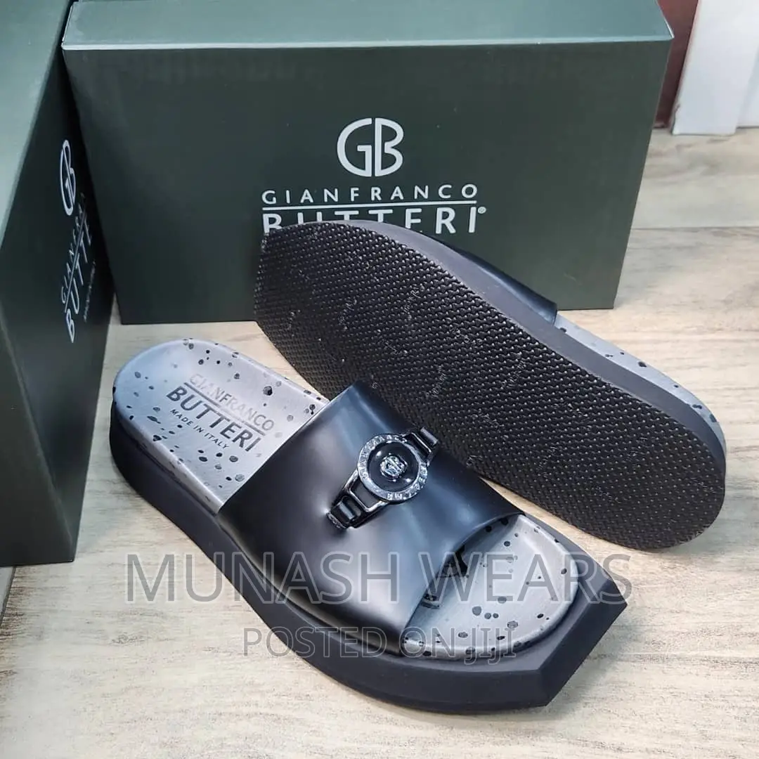 Italian Butteri Leather Slipers