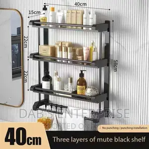 Wall Mounted 3 Layers Bathroom Rack