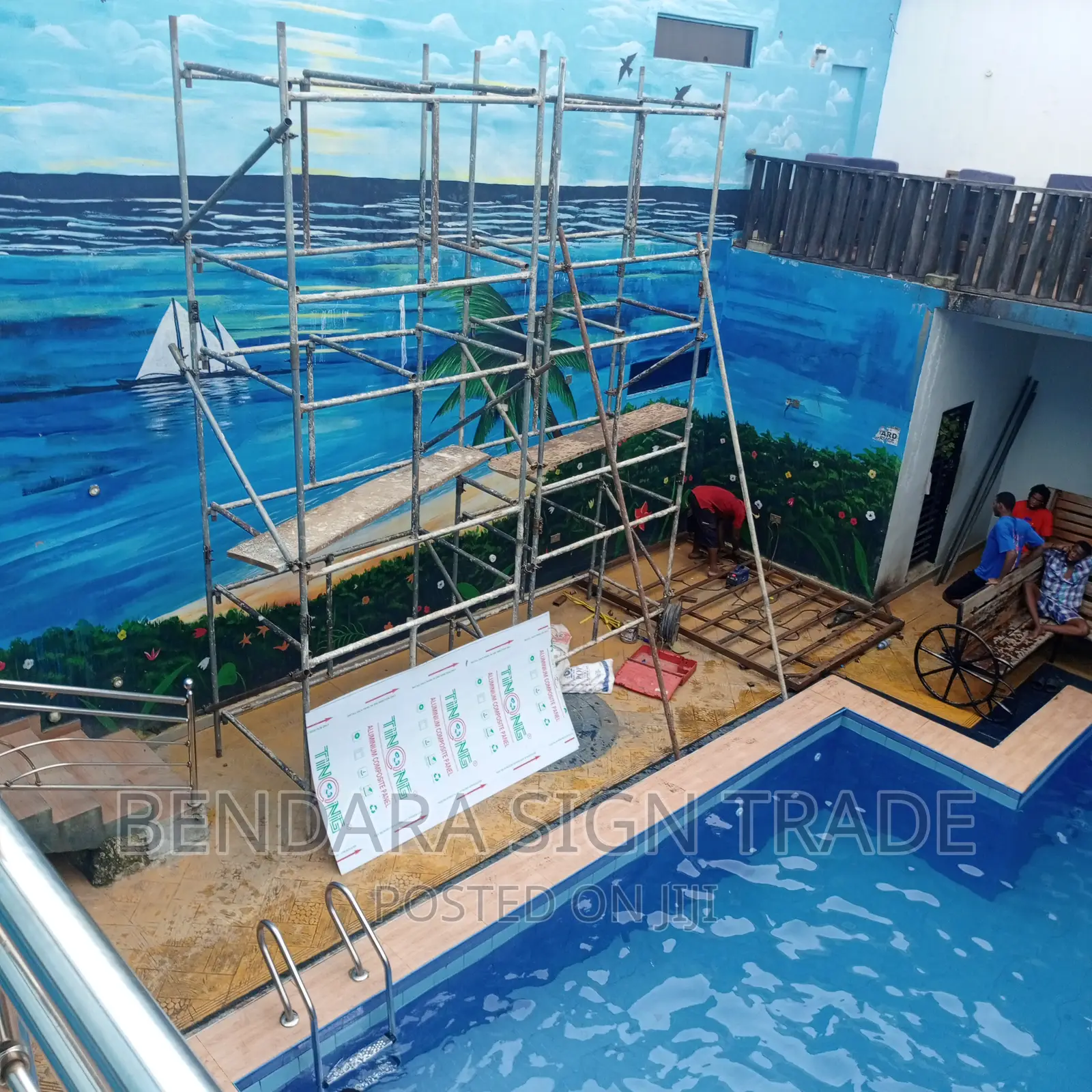 Pool Screen Video Display Led P4 Outdoor 10ft by 7ft