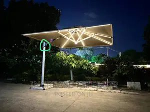 Quality Imported Sun Shield Umbrella With Solar Light