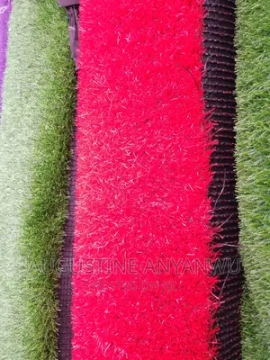 High Quality Turkish Red Artificial Grass Rug Carpet 30mm