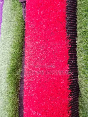 High Quality Turkish Red Artificial Grass Rug Carpet 30mm