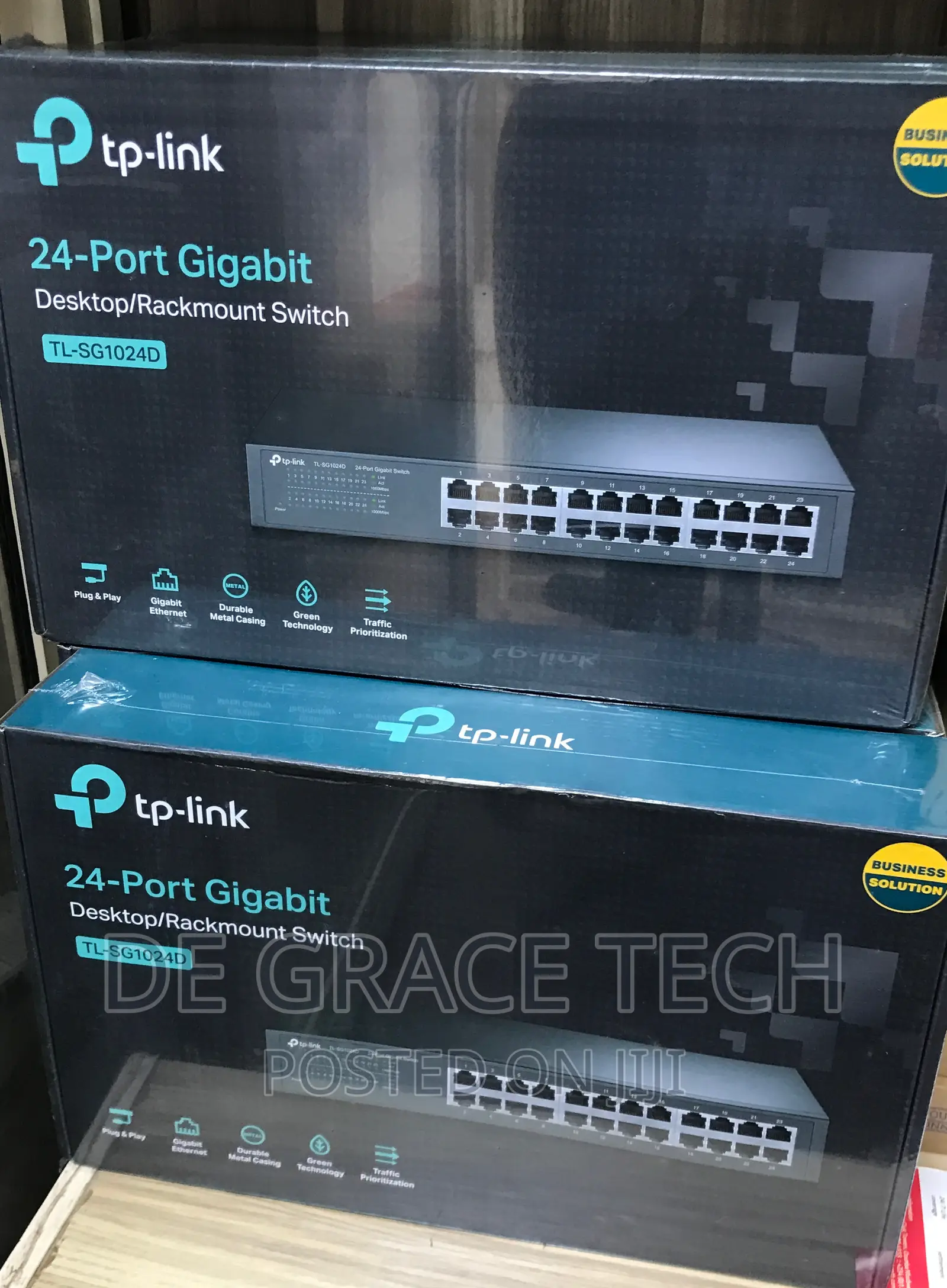 Tp-Link 24-Port Gigabit Desktop / Rackmount Switch Tl-Sg10