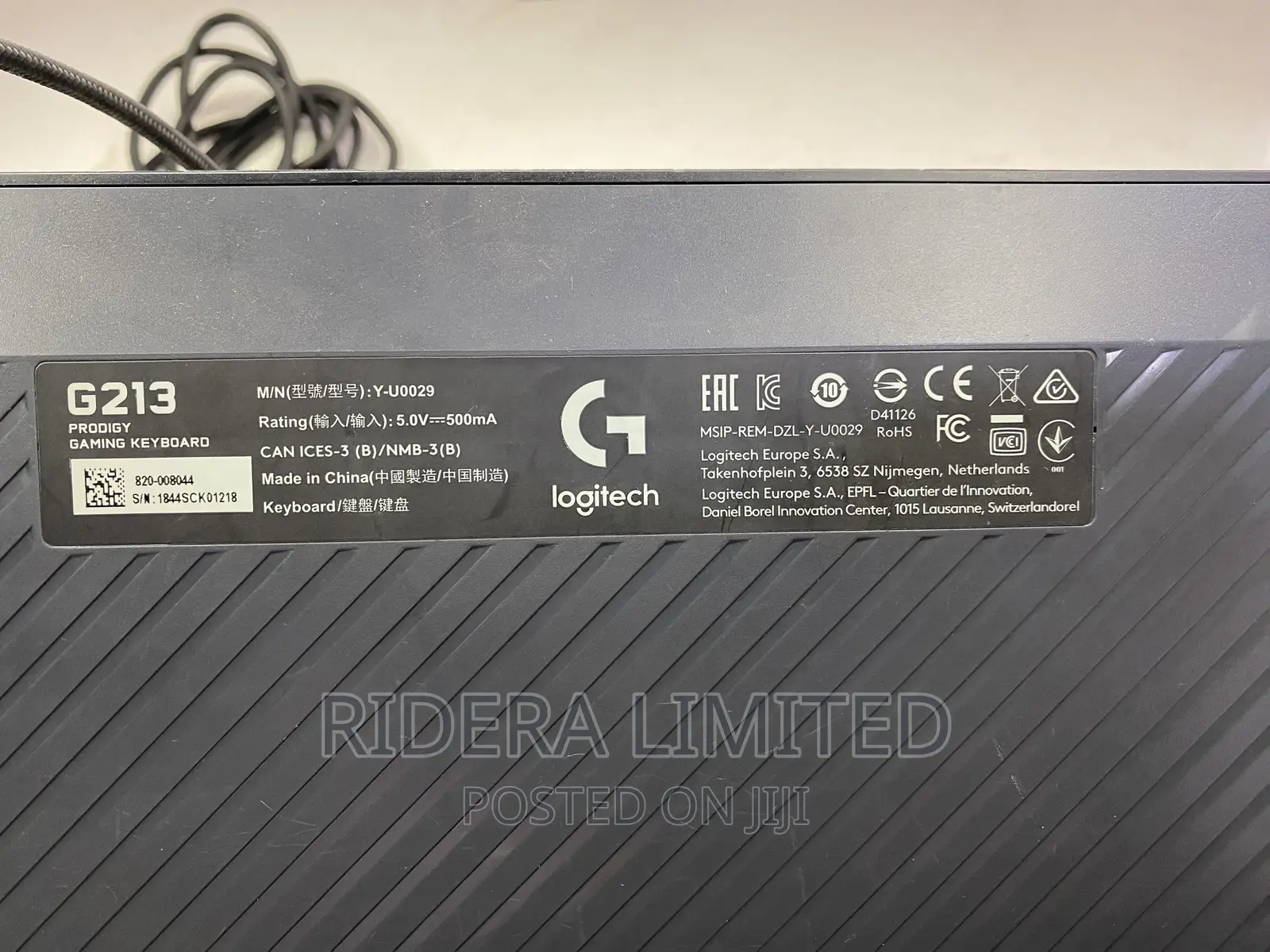 G213 Prodigy Gaming Keyboard