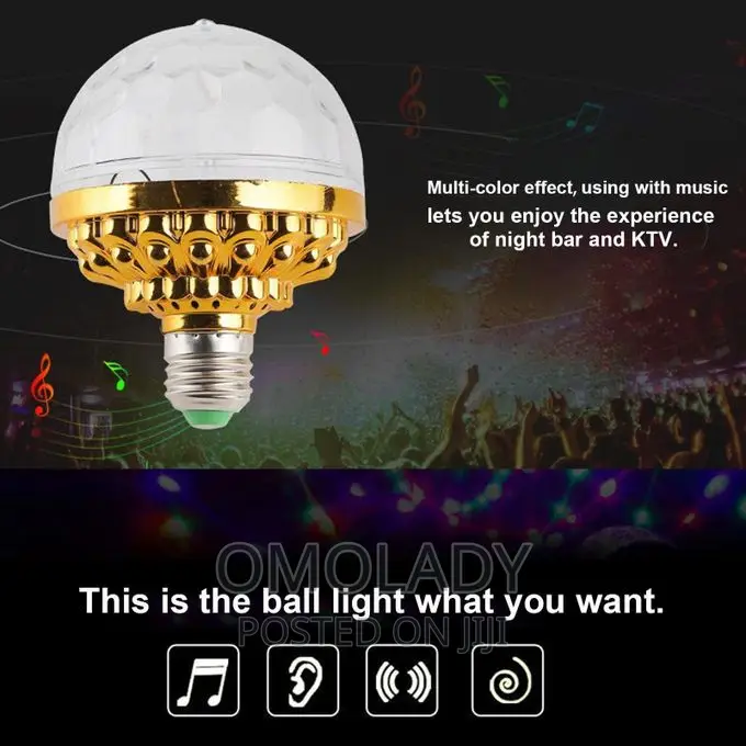 Stage Rotating Leds Light 6 Color