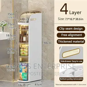 Bathroom Floor Storage Cabinet
