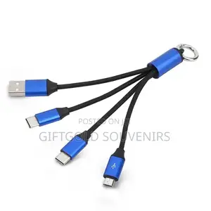 Phone Charging Cable 3-in-1 Multi Fast Charger Cord