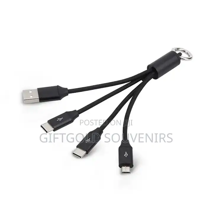 Phone Charging Cable 3-in-1 Multi Fast Charger Cord