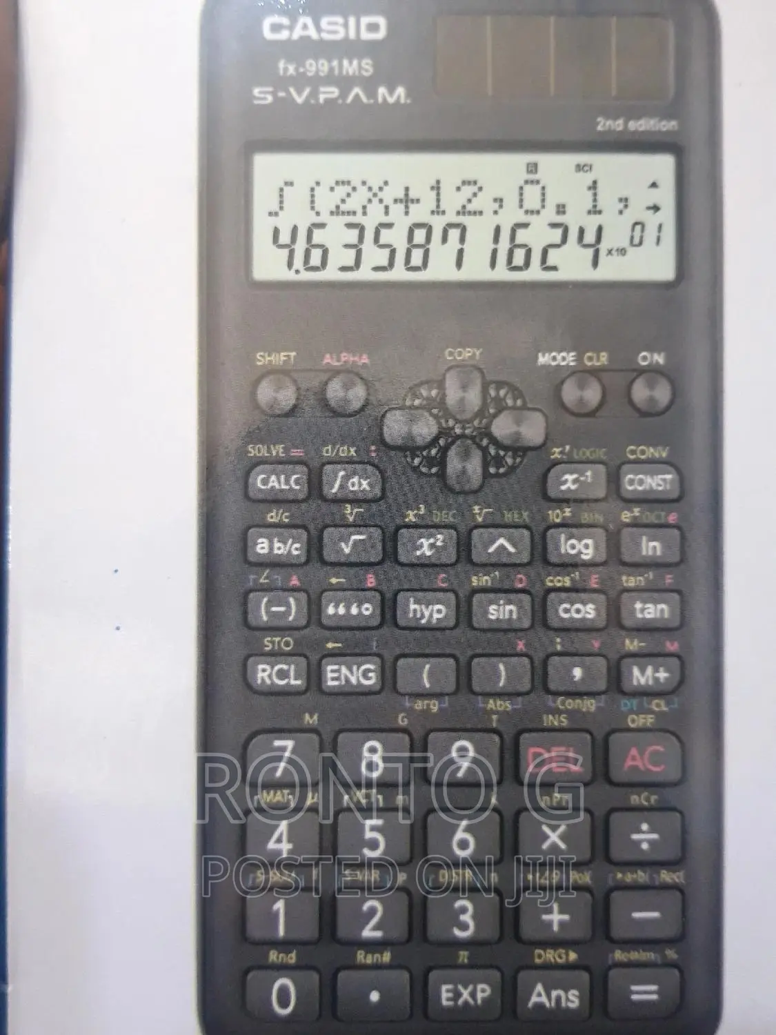 Scientific Calculator Casio Fx-991ms