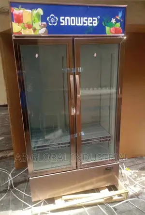 Two (2) Door Refrigerator Display, Drink Cooling Fridge