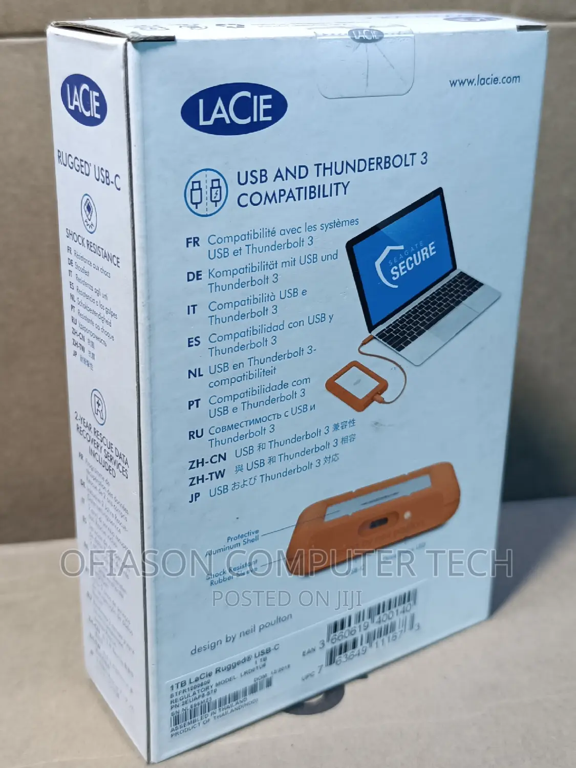 Lacie Rugged Usb.C 1tb
