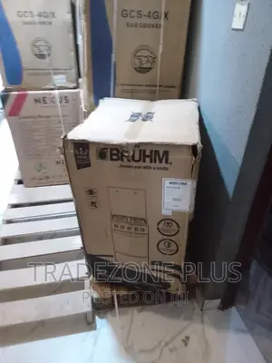 New in Bruhm 4 Gas Burner Gas Cooker-BGC-5540ib