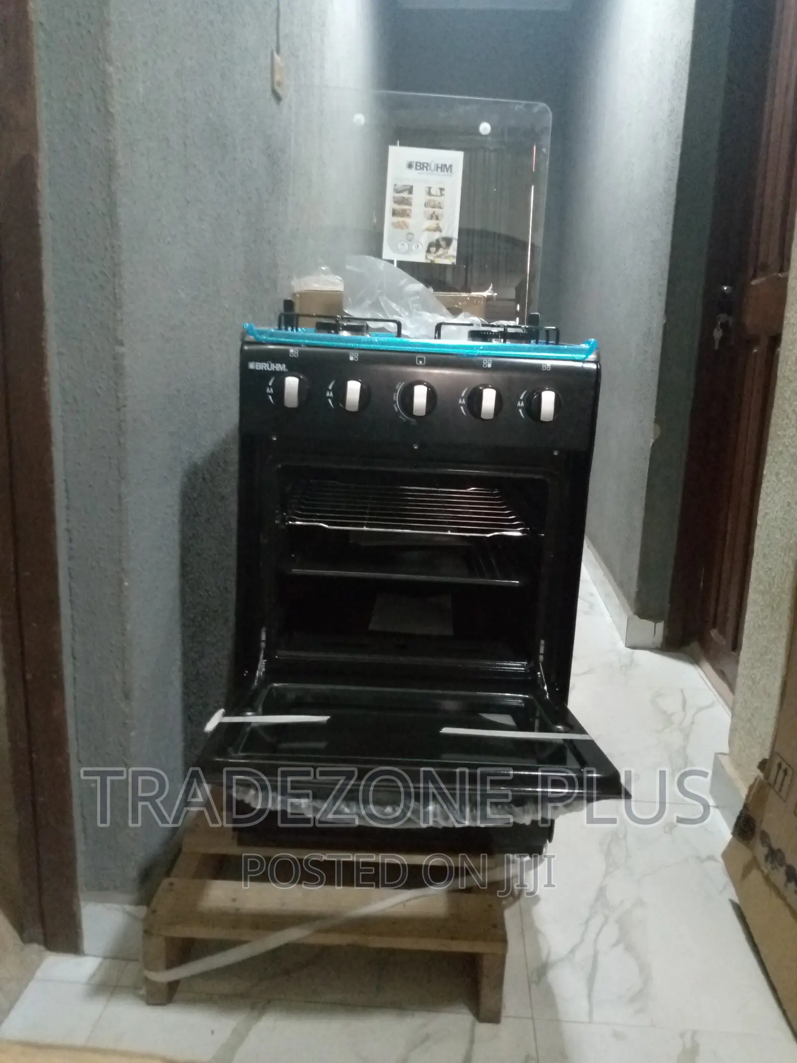 Affordable Bruhm 4+0 Gas Cooker-bgc-5540ib