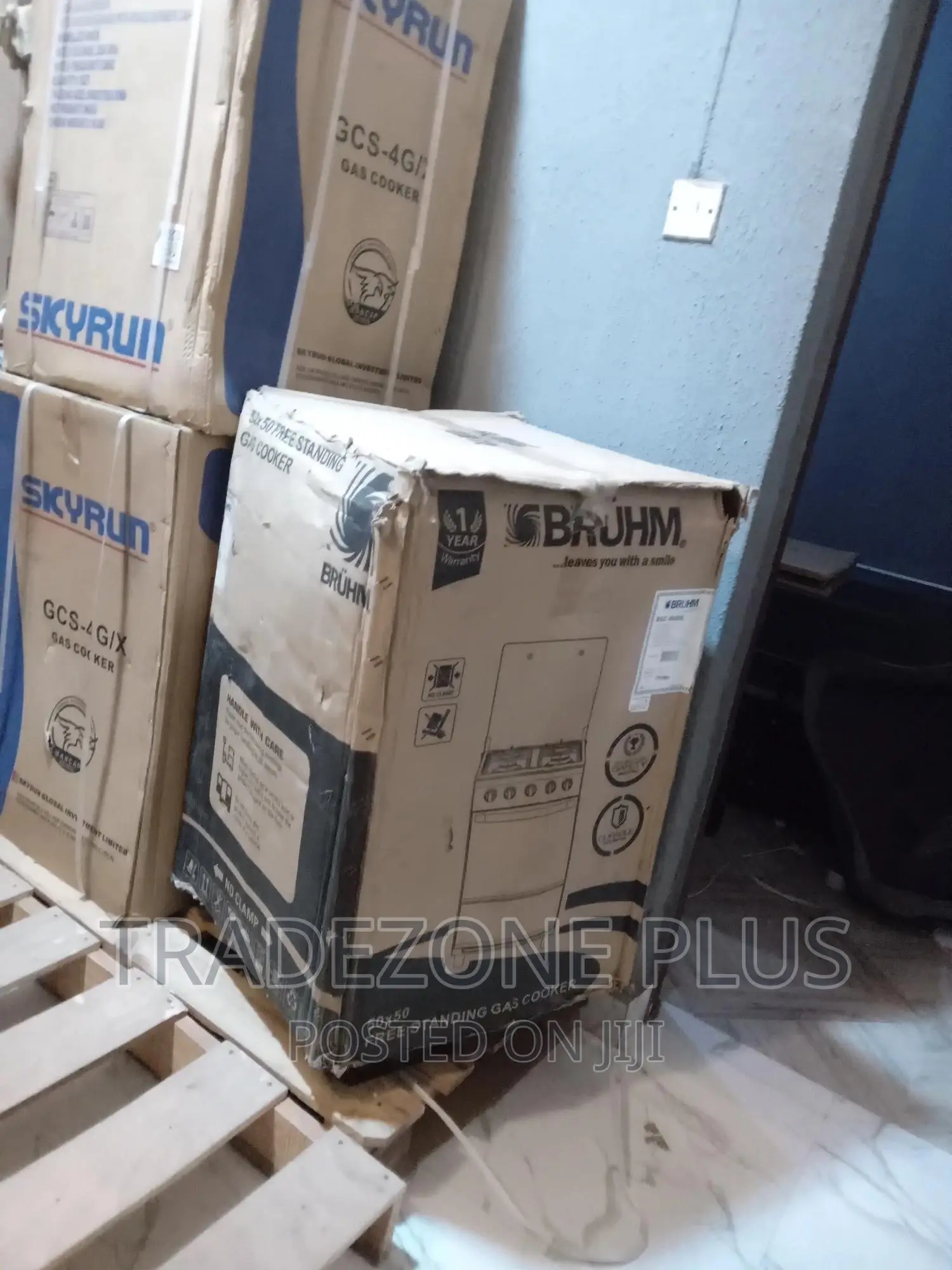 Affordable Bruhm 4+0 Gas Cooker-bgc-5540ib