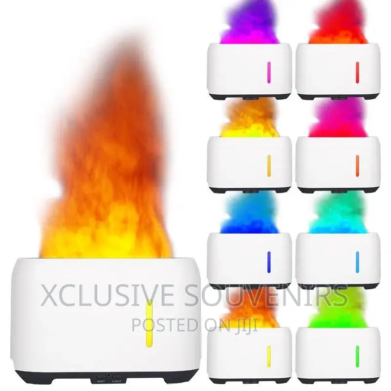 Flame Air Diffuser Humidifier for Ultrasonic Aromatherapy