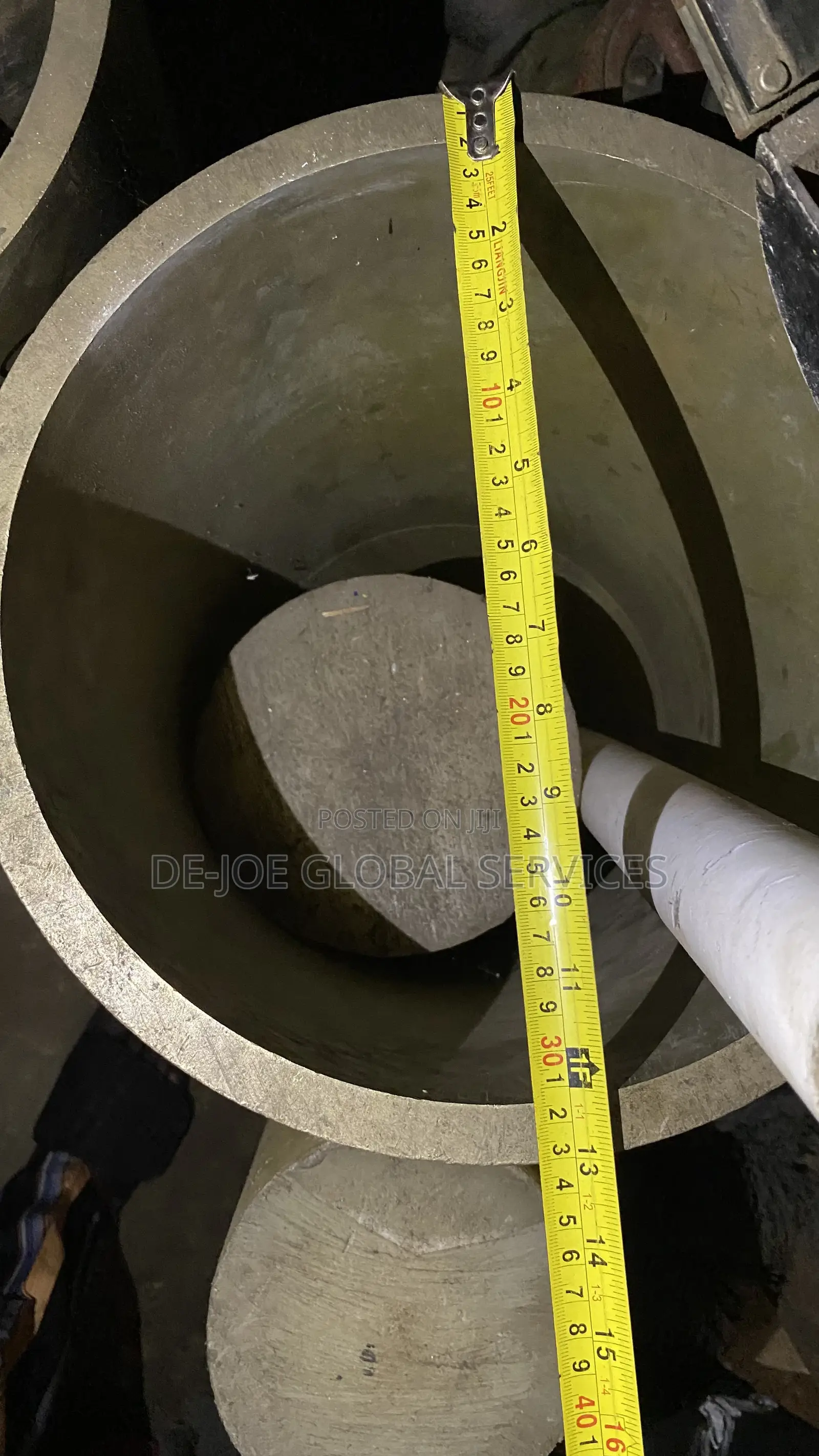 Bronze Rod With Hole 330mm