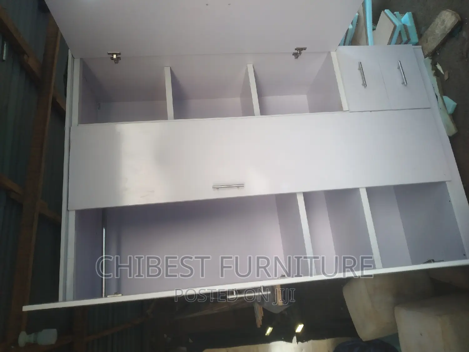 Quality Wooden 3 Door Wardrobe Made With HDF Wood.