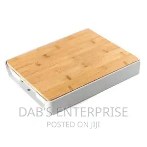 Kitchen Bamboo Chopping Board Plastic Drawer