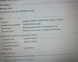 Laptop Lenovo ThinkPad E580 8GB Intel Core I5 HDD+SSD 1T