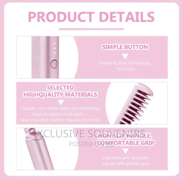 Rechargeable Cordless Hair Straightener