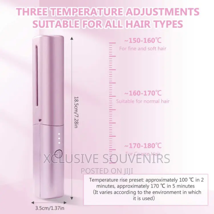 Rechargeable Cordless Hair Straightener