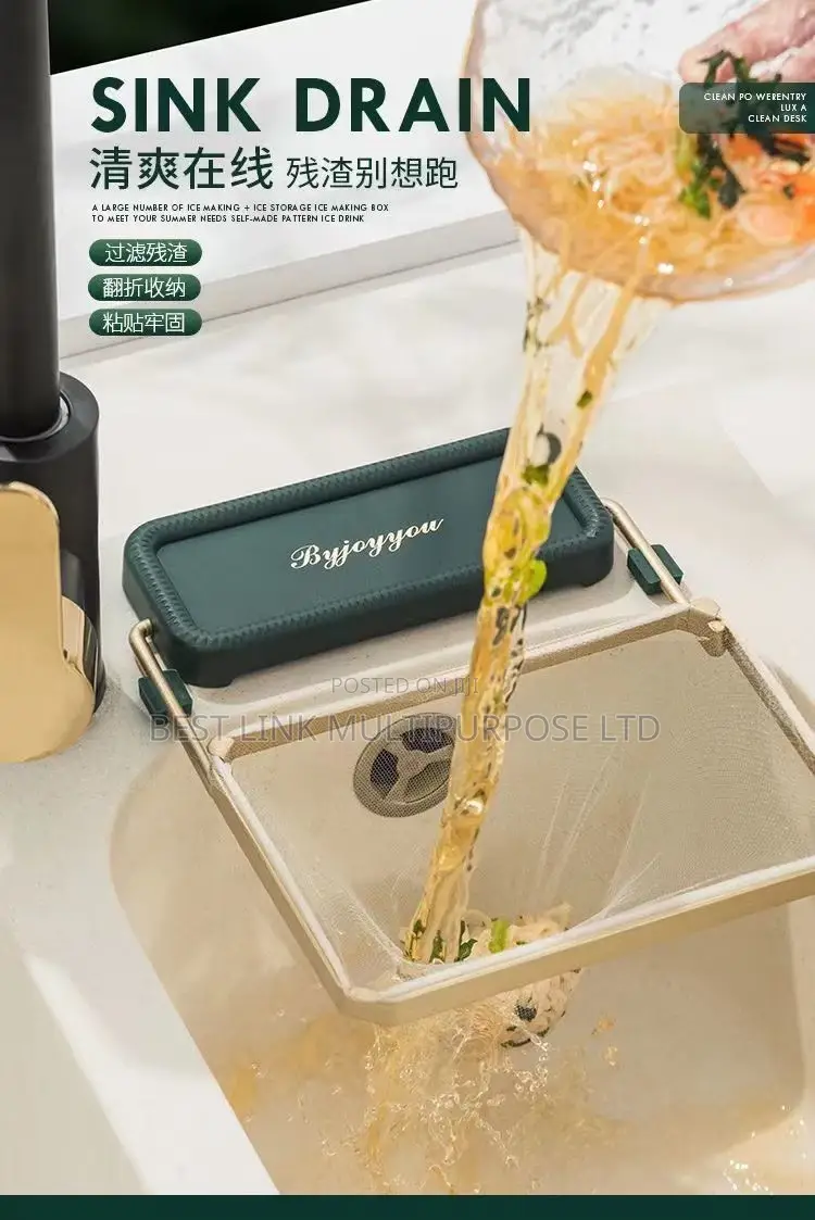 Kitcheb Zink Drain Filter With 50pcs Disposable Bags