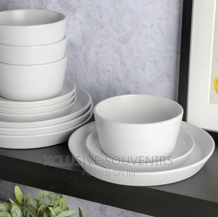 16pcs Stoneware Dinnerware Set, Service of 4