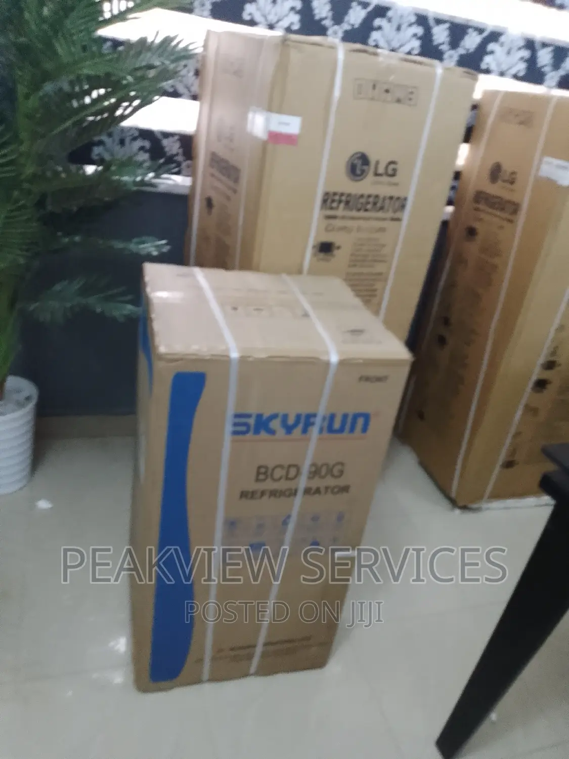 Original Skyrun (BCD-90G) Single Door Refrigerator+Shelves