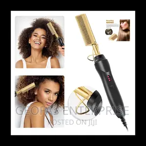 Electric Hot Comb Hair Straightener