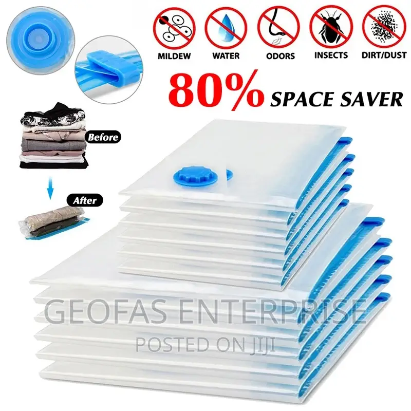 Vacuum Storage Bags (3 Pack Medium,Large,Jumbo)