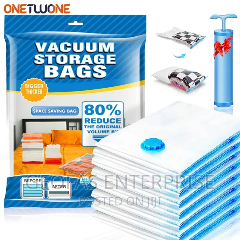 Vacuum Storage Bags (3 Pack Medium,Large,Jumbo)