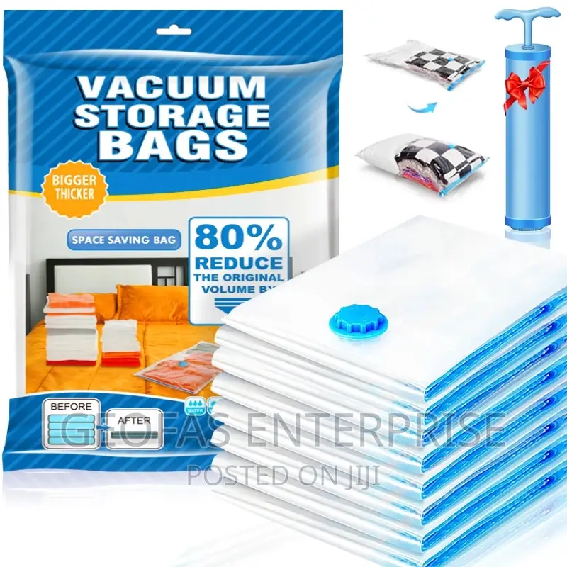 Vacuum Storage Bags (3 Pack Medium,Large,Jumbo)